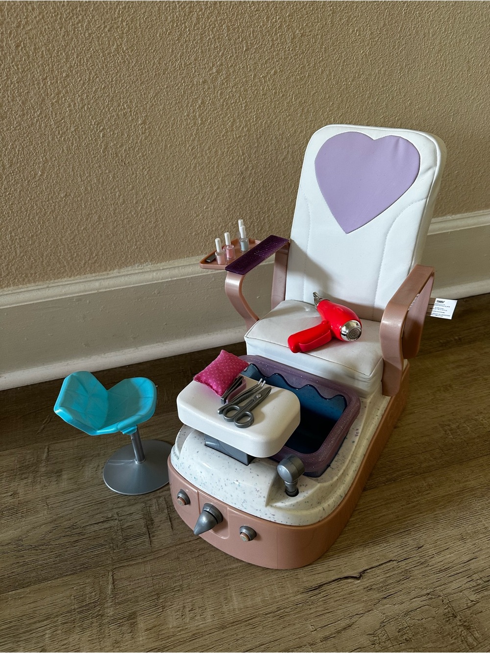 Our Generation Doll Spa Salon Chair with Accessories